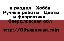  в раздел : Хобби. Ручные работы » Цветы и флористика . Свердловская обл.